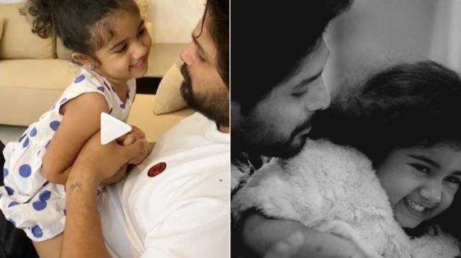 Allu Arjun and his daughter Allu Arha - Sakshi Post