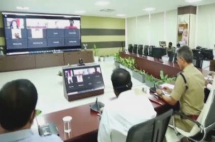 DGP  Gautham Sawang on videoconference with telugu students in London DGP  Gautham Sawang on videoconference with telugu students in London - Sakshi Post