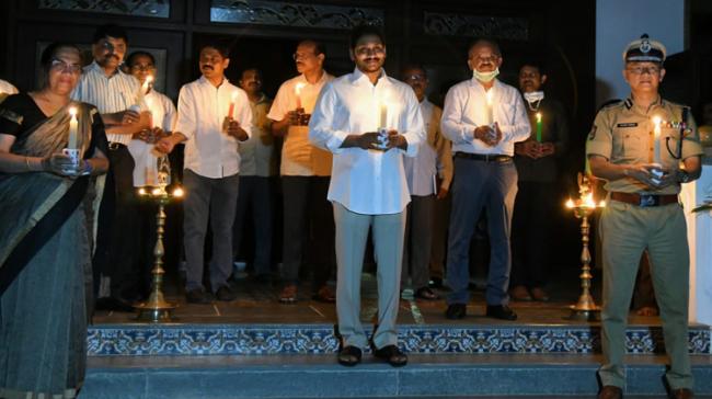 AP CM YS Jagan Leads The State In Solidarity At PM Modi’s 9 PM Call - Sakshi Post