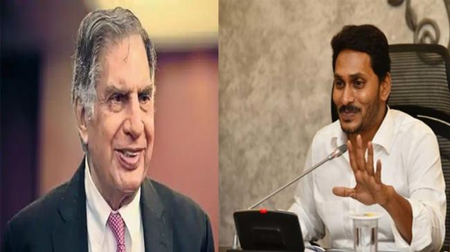 File Photo of Ratan Tata and AP CM YS Jagan Mohan Reddy - Sakshi Post