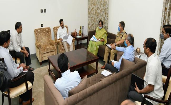 YS Jagan Mohan Reddy Review Meeting - Sakshi Post