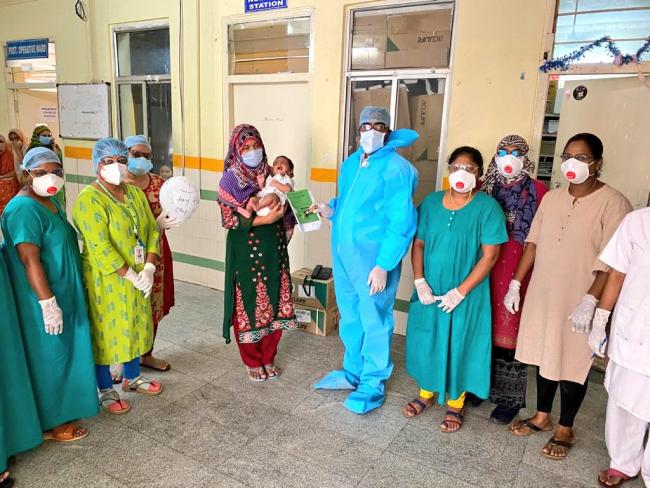 45-Day-Old Youngest Patient Of Telangana Recovers From COVID-19 - Sakshi Post