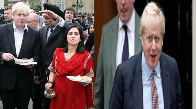 File Photo of Boris Johnson With ex- wife Marina Wheeler - Sakshi Post