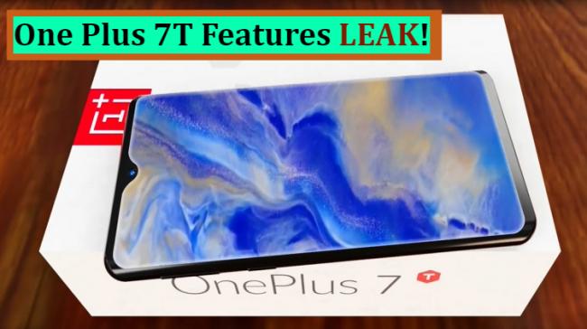 One Plus 7T features leak - Sakshi Post
