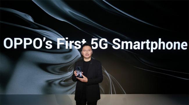 Chinese smartphone maker OPPO  unveiled its first 5G smartphone. - Sakshi Post