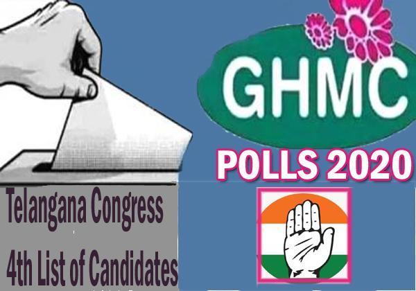 Telangana Congress Candidates List GHMC Elections 2020 - Sakshi Post