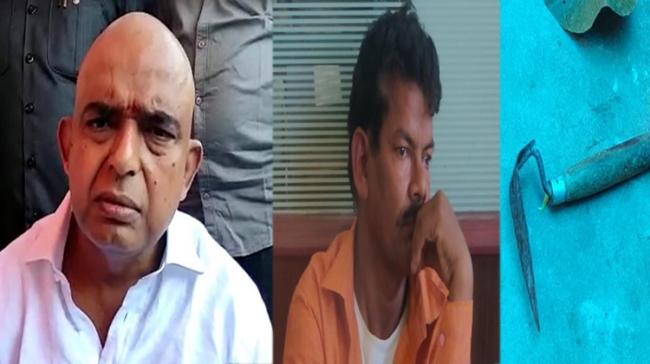 Perni Venkataramaiah (Nani) , Accused B Nageshwara Rao Perni Venkataramaiah (Nani) attacked with trowel by mason Nageshwara Rao in machilipatnam - Sakshi Post