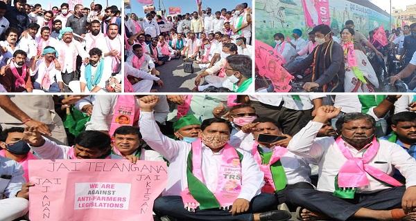 Bharat Bandh in Telangana - Sakshi Post