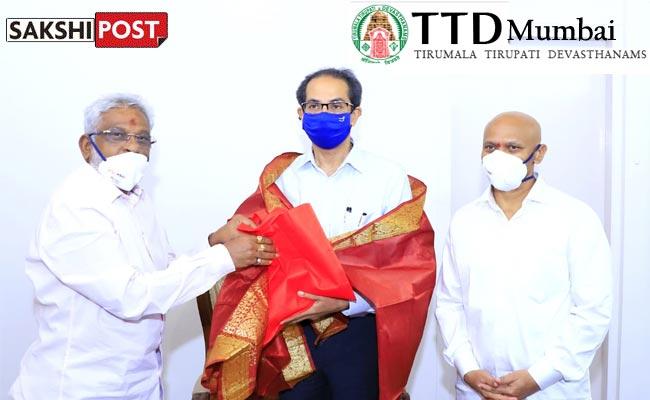 Maharashtra CM Uddhav Thackeray assures assistance to TTD Srivari temple and SVBC Hindi channel in Mumbai - Sakshi Post