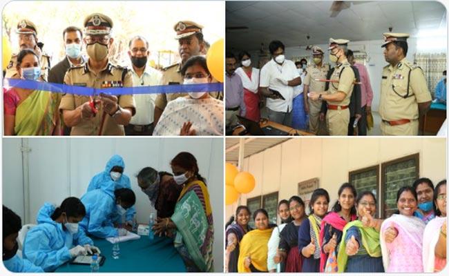 AP State DGP Gautam Sawang at the Police Headquarters Womens Day 2021-DGP Gautam Sawang Launches Free Medical Camp For Female Police Staff - Sakshi Post