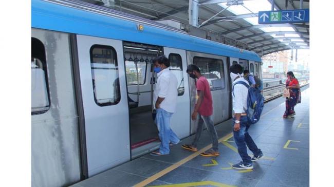 Hyderabad Metro Train Services during Night Curfew - Sakshi Post