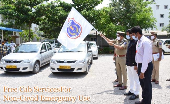 Rachakonda CP Mahesh Bhagwat Flags of Four Free Cab Services In LB Nagar - Sakshi Post