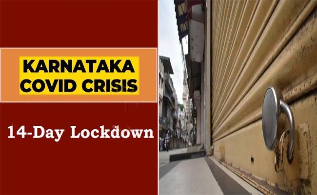 14-day lockdown in Karnataka from Tuesday evening to curb COVID-19 cases - Sakshi Post