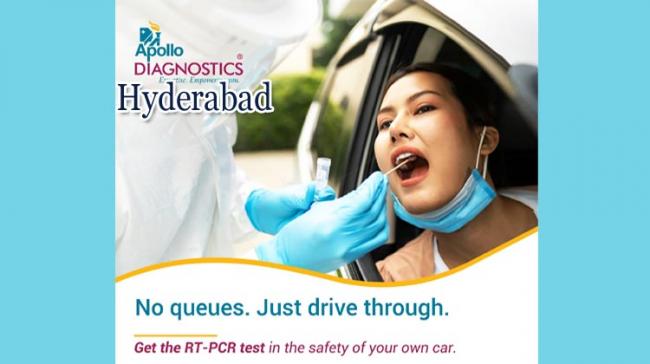 Apollo Diagnostics opens drive-through Covid testing centre in Hyderabad - Sakshi Post