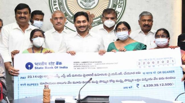 AP CM YS Jagan credits second tranche of YSR Cheyutha Scheme Amount Under DBT - Sakshi Post