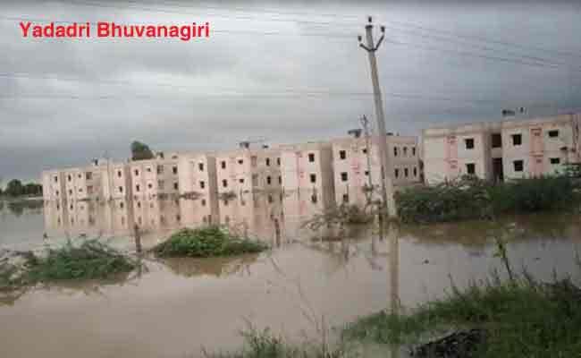 Double Bedroom Houses for the poor flooded in Yadadri Bhuvanagri,Telangana - Sakshi Post