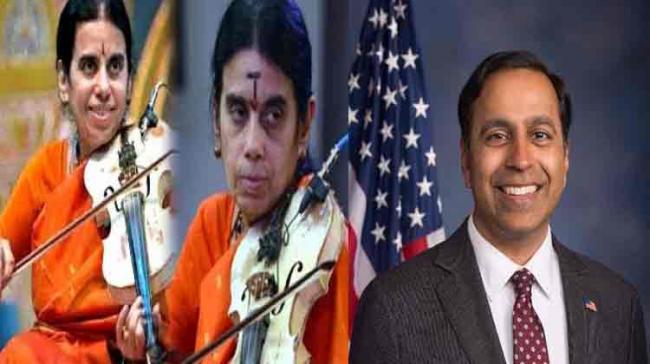 Raja Krishnamoorthi said he was especially moved by a recent rendition of the star-spangled banner on this fourth of July, performed by Kanyakumari and her student disciples - Sakshi Post