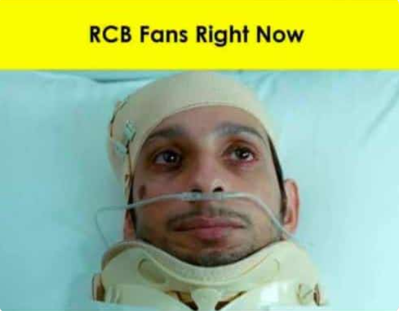 RCBvsKKR match memes - Sakshi Post