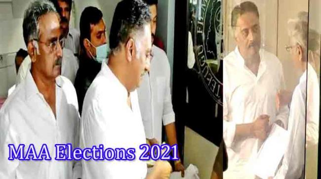 Prakash Raj MAA Biddalu Panel Members File Nominations For MAA Elections 2021 - Sakshi Post