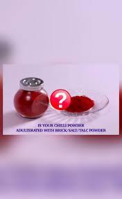 Watch FSSAI's Video On How To Check Adulteration Of Chilli Powder - Sakshi Post