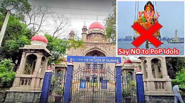 Don't Immerse PoP Idols in Hussain Sagar on Ganesh Nimmajjan, Says Telangana High Court - Sakshi Post