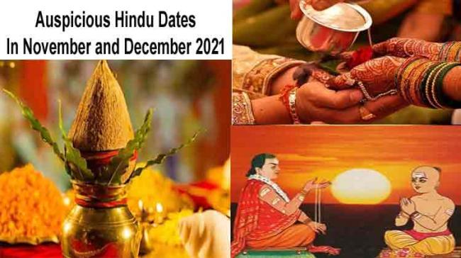 Shubh Muhurat 2021: Check Auspicious Dates For Hindu Weddings, Upanayanams, Grihaparaveshams - Sakshi Post