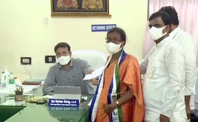 Badvel Bypolls 2021: YSRCP Candidate Dr Dasari Sudha Files Nomination - Sakshi Post