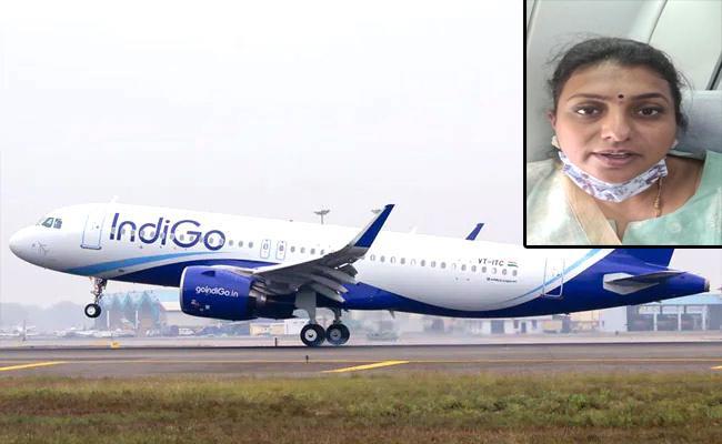 YSRCP MLA RK Roja Stuck In Indigo Plane For Four Hours IN Bengaluru Airport After Emergency  Landing - Sakshi Post