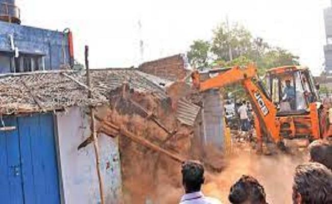 Hyderabad: 10 Unauthorised Buildings Demolished in HMDA Crackdown - Sakshi Post