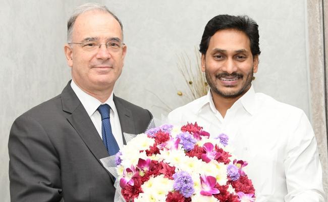 France Consul General Meets AP CM YS Jagan  - Sakshi Post