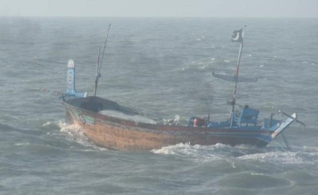 File photo of a Pakistani boat in Indian waters  - Sakshi Post