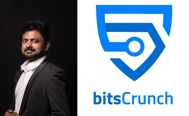bitsCrunch logo & CEO Vijay Praveen - Sakshi Post