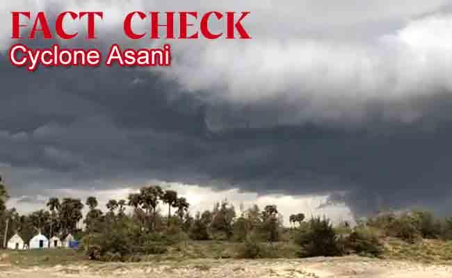 Fact Check: This Asani Cyclone Pic From Machilipatnam is A Year Old - Sakshi Post