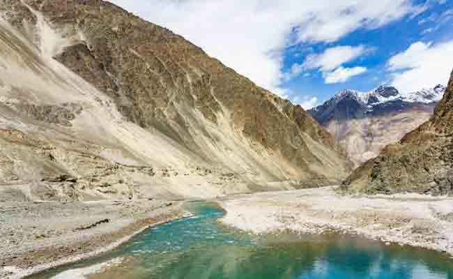 Shyok River Image Source Google 7 soldiers killed after army vehicle falls into Shyok river in Ladakh - Sakshi Post