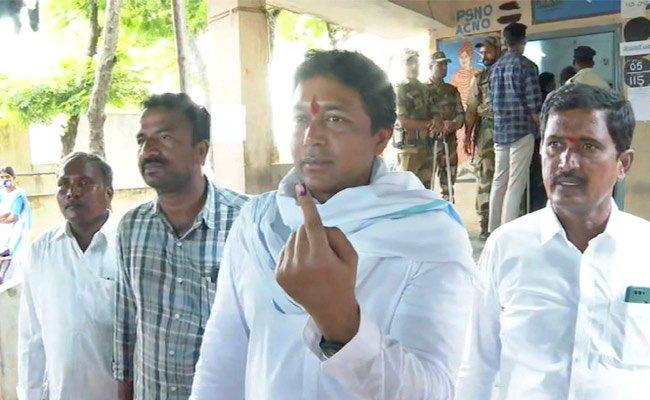 YSRCP candidate Mekapati Vikram Reddy Atmakur Bypolls Update: 44% Voter Turnout Till 1PM - Sakshi Post