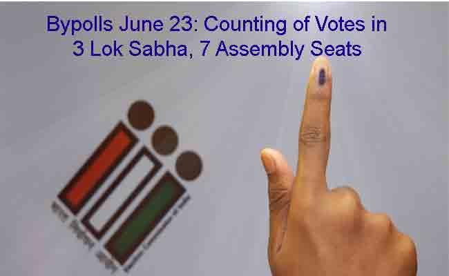 Bypolls: Counting of votes underway in 3 Lok Sabha, 7 assembly seats  - Sakshi Post