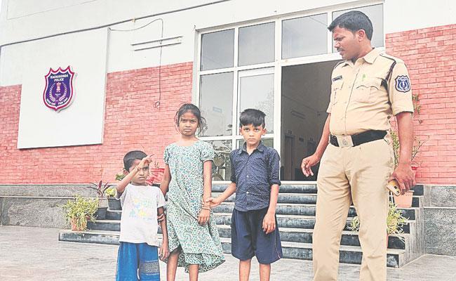 Ranga Reddy District: Children Show The Way To Deal With Alcoholic Father,in Adibhatla - Sakshi Post