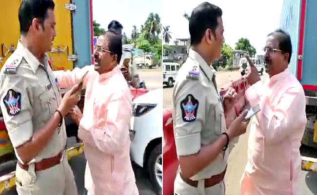 BJP State Chief Somu Veerraju expresses anger over police for stopping his vehicle near Jonnada near Ravulapalem - Sakshi Post