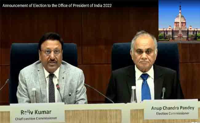 President Election 2022 On July 18: EC Announces Schedule - Sakshi Post