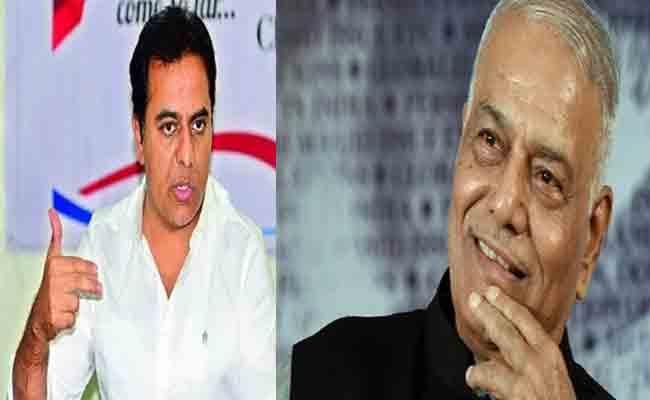 KTR, Yashwantha Sinha Presidential Candidate Yashwanth Sinha To Visit Hyderabad On July 2? - Sakshi Post