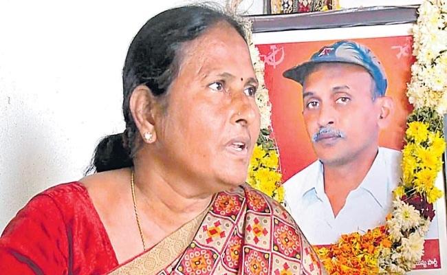 File Photo of Sirisha, widow of Maoist leader Ramakrishna -Sakshi Post 