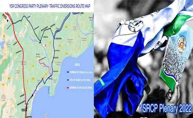 AP: Traffic diversions on NH-16 in view of YSRCP Plenary in Guntur - Sakshi Post