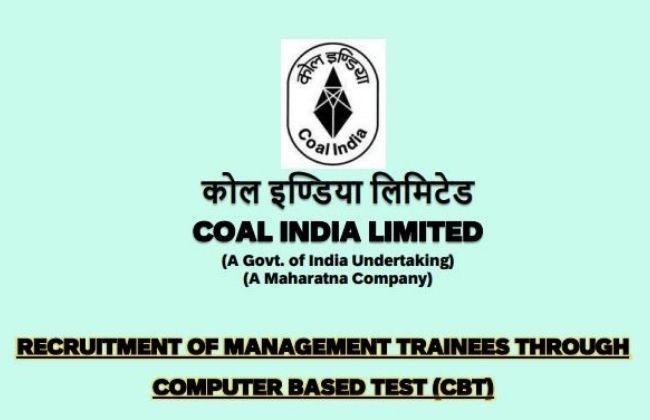 coal india management trainee recruitment 2022 - Sakshi Post