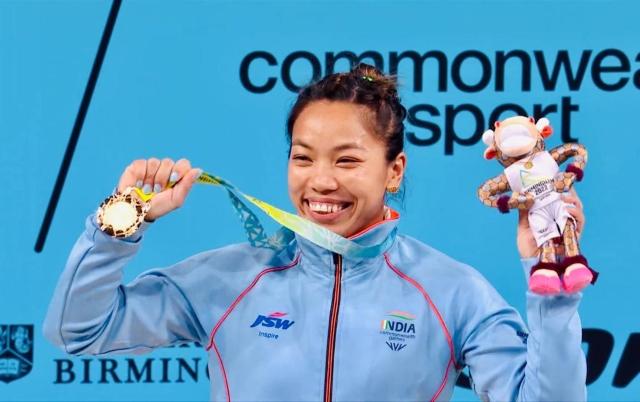 mirabai chanu gold medal commonwealth games 2022 - Sakshi Post