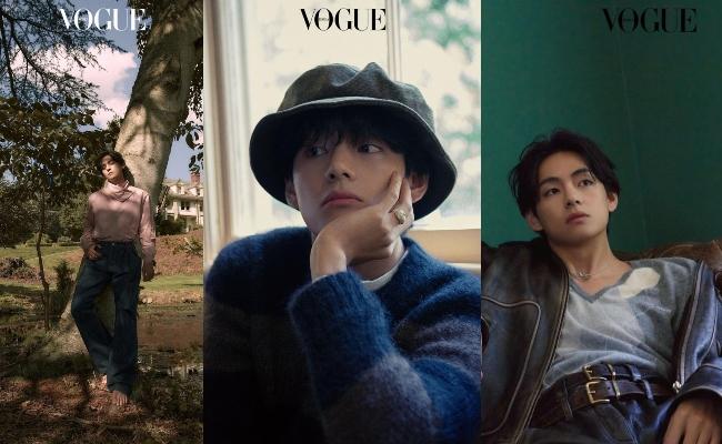 Ethereal Preview Pictures of BTS V From Vogue Korea Cover - Sakshi Post
