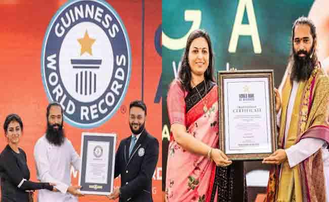 Sakshi Post Interview With Himalayan Siddha Akshar For Achieving Two World Records In Yoga