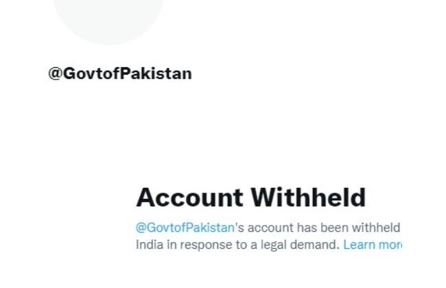 Image Courtesy: Twitter Pakistan Govt Twitter Handle Blocked - Sakshi Post