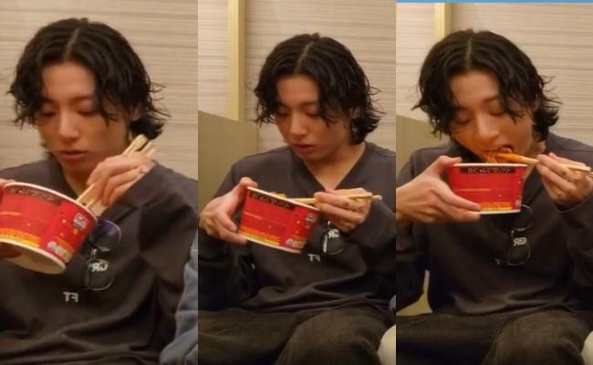 How to Eat Ramen With Chopsticks Like BTS Jungkook - Sakshi Post