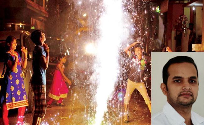 Diwali crackers: Eye care precautions to be taken while bursting crackers by :Dr .Satya Prasad Balki - Sakshi Post