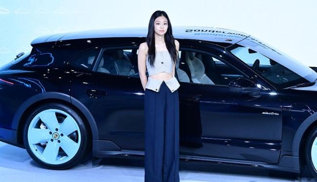 BLACKPINK Jennie's Porsche Taycan 4S Cross Turismo  Features Custom Made - Sakshi Post